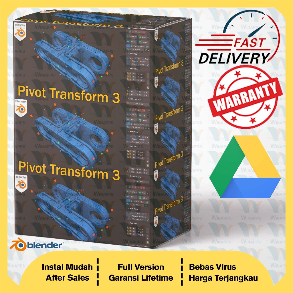 Jual Pivot Transform 4 + Gizmo 3D Cursor for Blender 3D | Shopee Indonesia