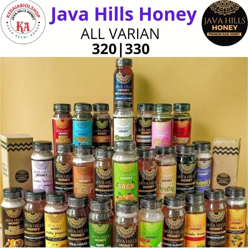 Jual MADU JAVA HILLS HONEY VARIAN 330 320 GRAM MULTIFLORA ACACIA JAVA ...