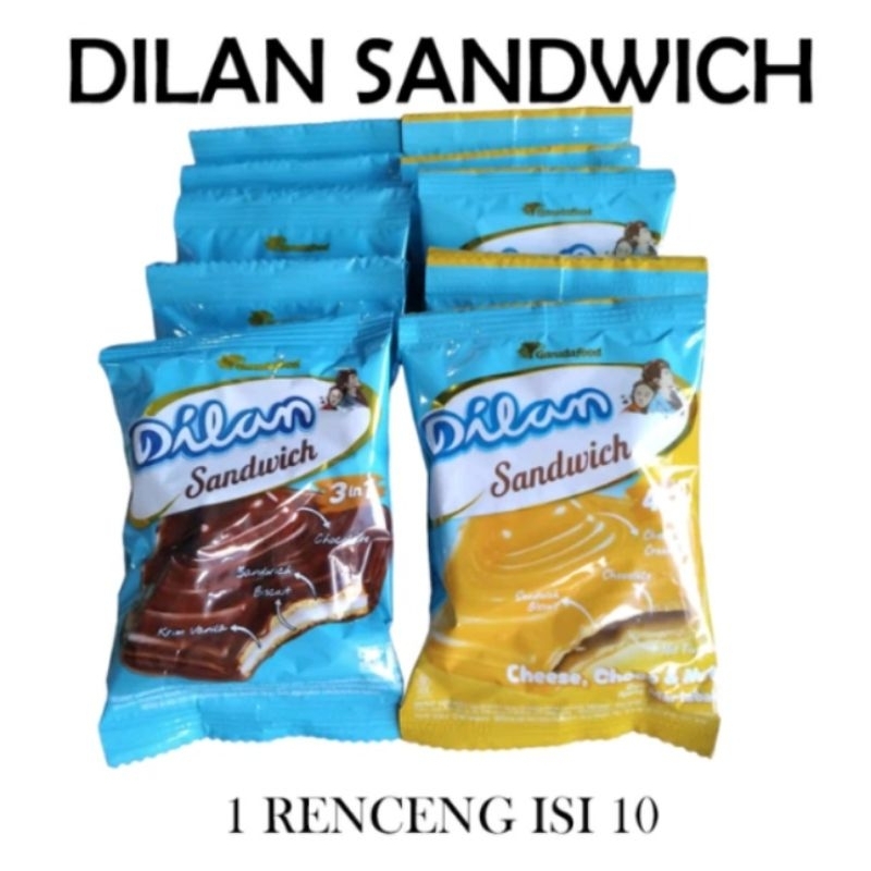 Jual Dilan Sandwich Rentengan isi 10 pcs | Shopee Indonesia