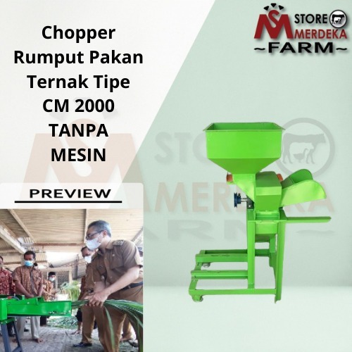 Jual Chopper Alat Cacah Rumput Pakan Ternak Sapi kambing Domba Tipe ...