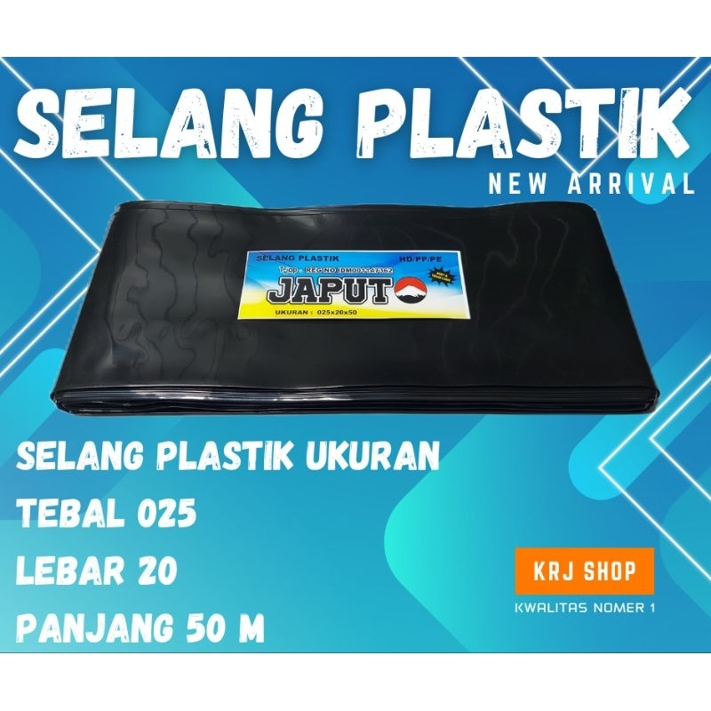 Jual selang plastik 4dim/selang plastik 4inch 025x20x50/selang