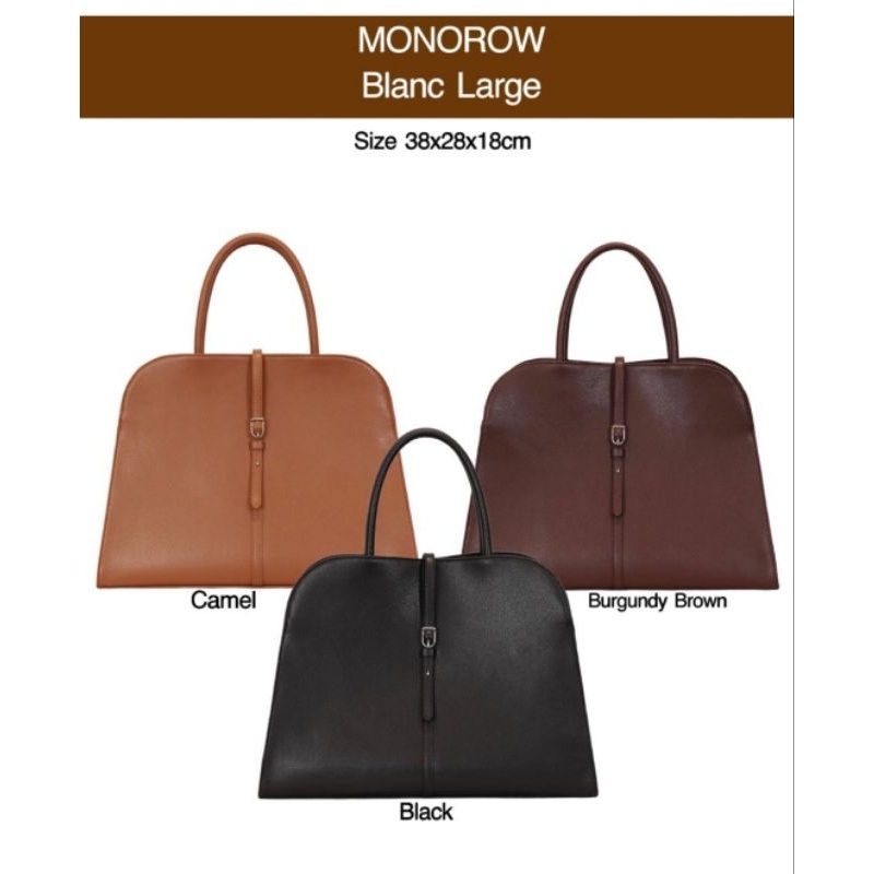 バッグ MONOROW BLANC LARGE BURGUNDY BROWN Blanc Large Burgundy Brown – Monorow Indonesia