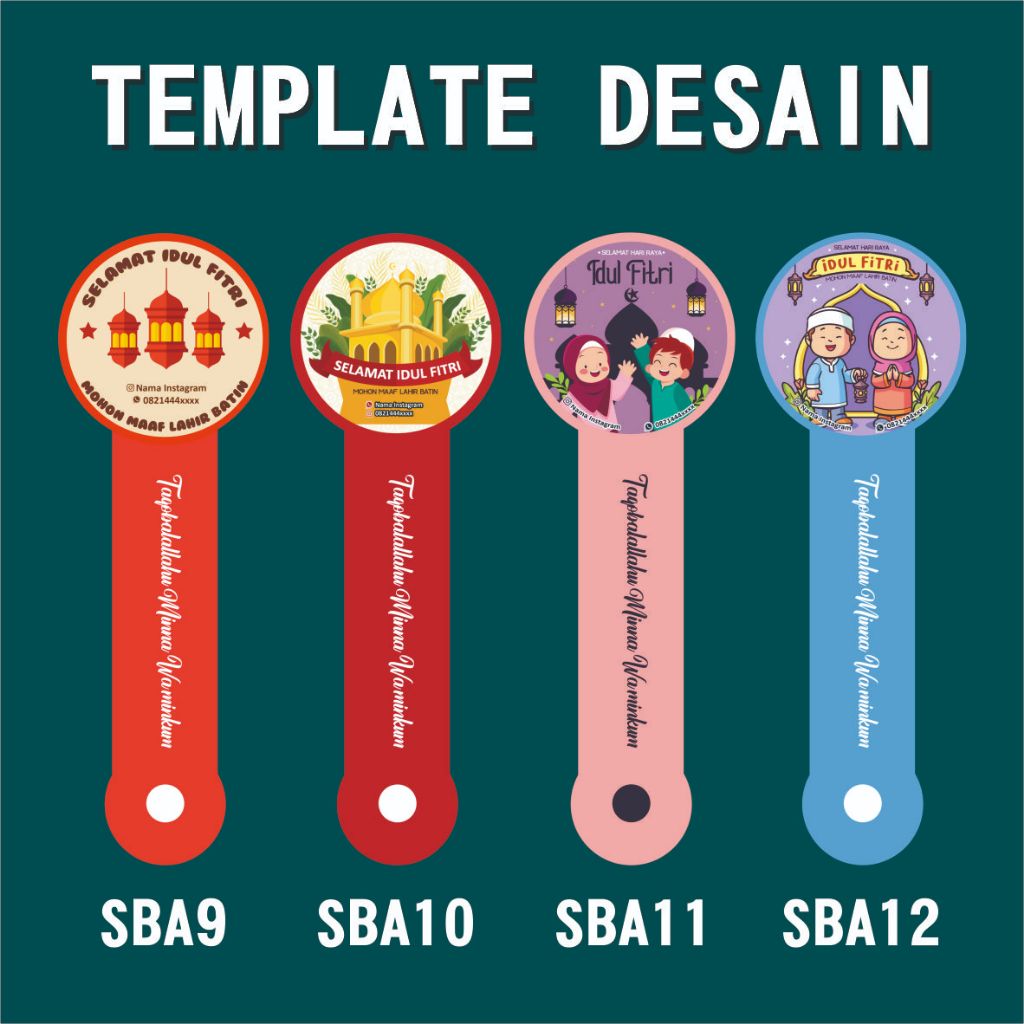 Jual Stiker Segel Botol Edisi Ramadhan Lebaran Hari Raya Idul Fitri ...