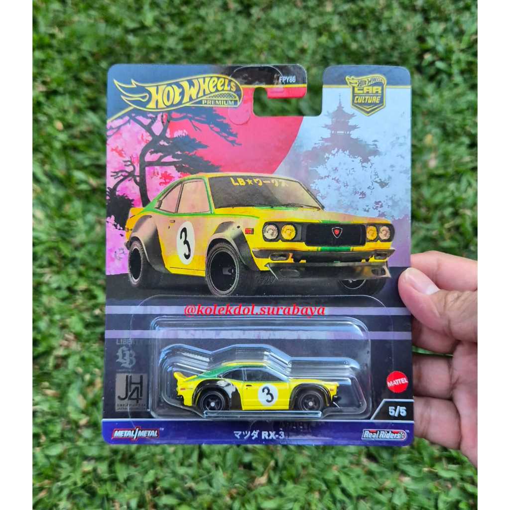 Hot Wheels Premium - Mazda RX-3 - Série Japan Historics 4 (Car Culture) - 1:64