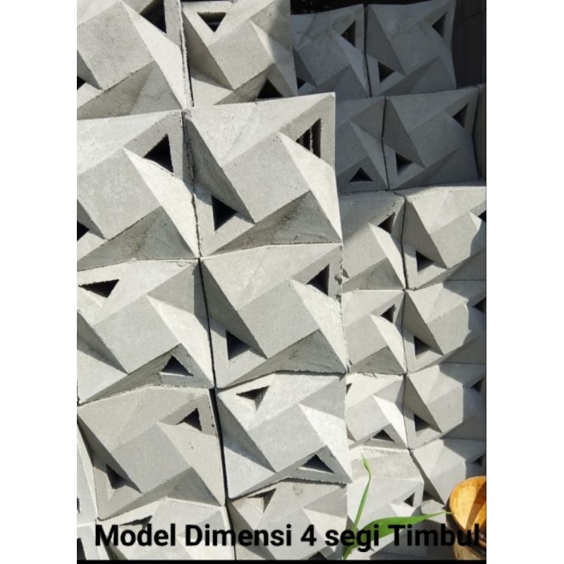 Jual Lubang Angin Roster Model Dimensi Timbul Polos | Shopee Indonesia