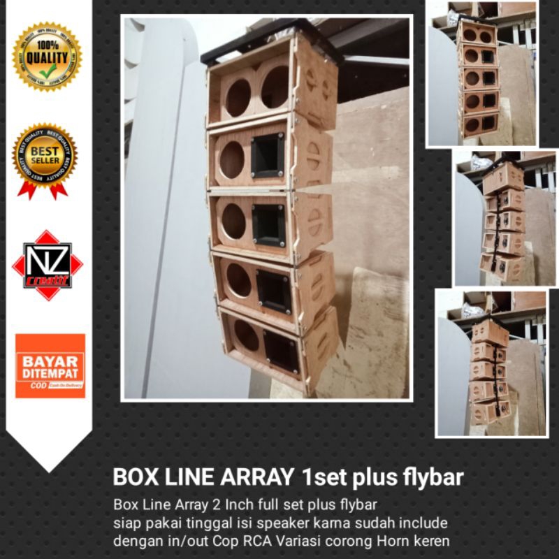 Jual Box line array full set 2inch variasi horn plus flaybar | Shopee ...