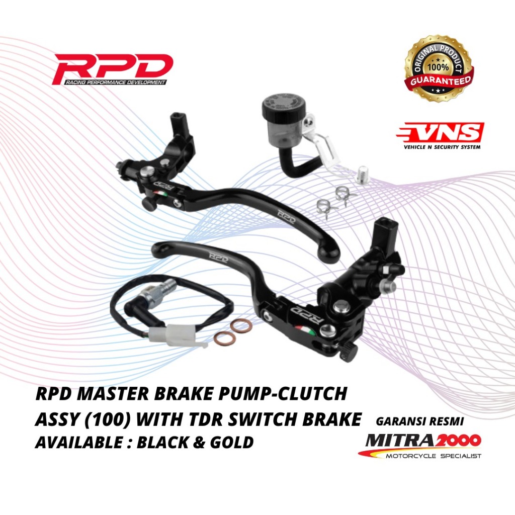 Jual RPD Master Brake Pump-Clutch Assy (100) with TDR Switch Brake ...