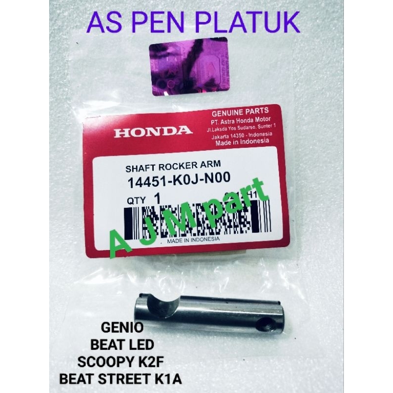 Jual SHAFT ROCKER ARM AS PEN PLATUK KLEP HONDA GENIO BEAT DELUXE SCOOPY ...