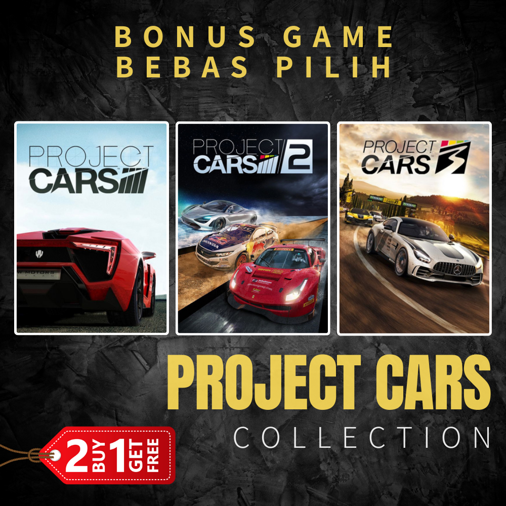 Jual PROJECT CARS COLLECTION SERIES | GAME PC | BELI 2 GRATIS 1 ...
