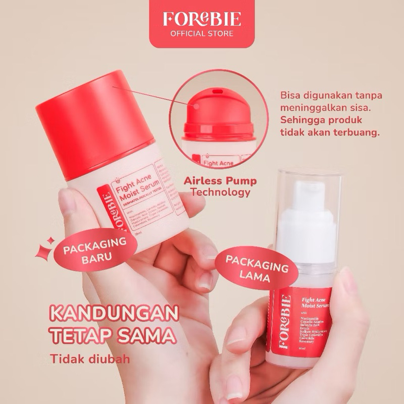 Jual Forebie Fight Acne Moist Serum 35ml | Shopee Indonesia