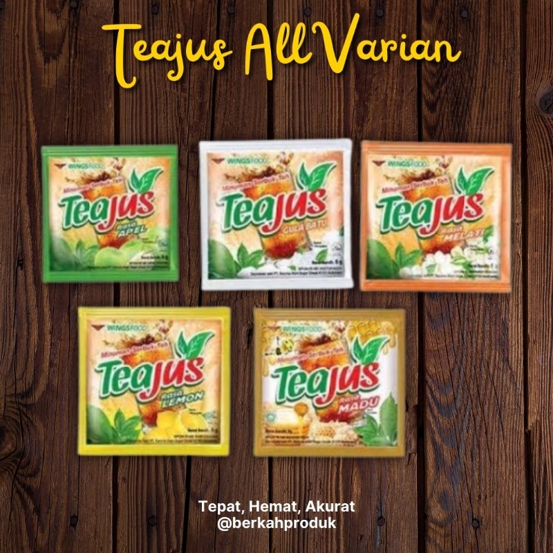 Jual Tea Jus 1 Renceng Isi 10 Sachet All Varian | Shopee Indonesia