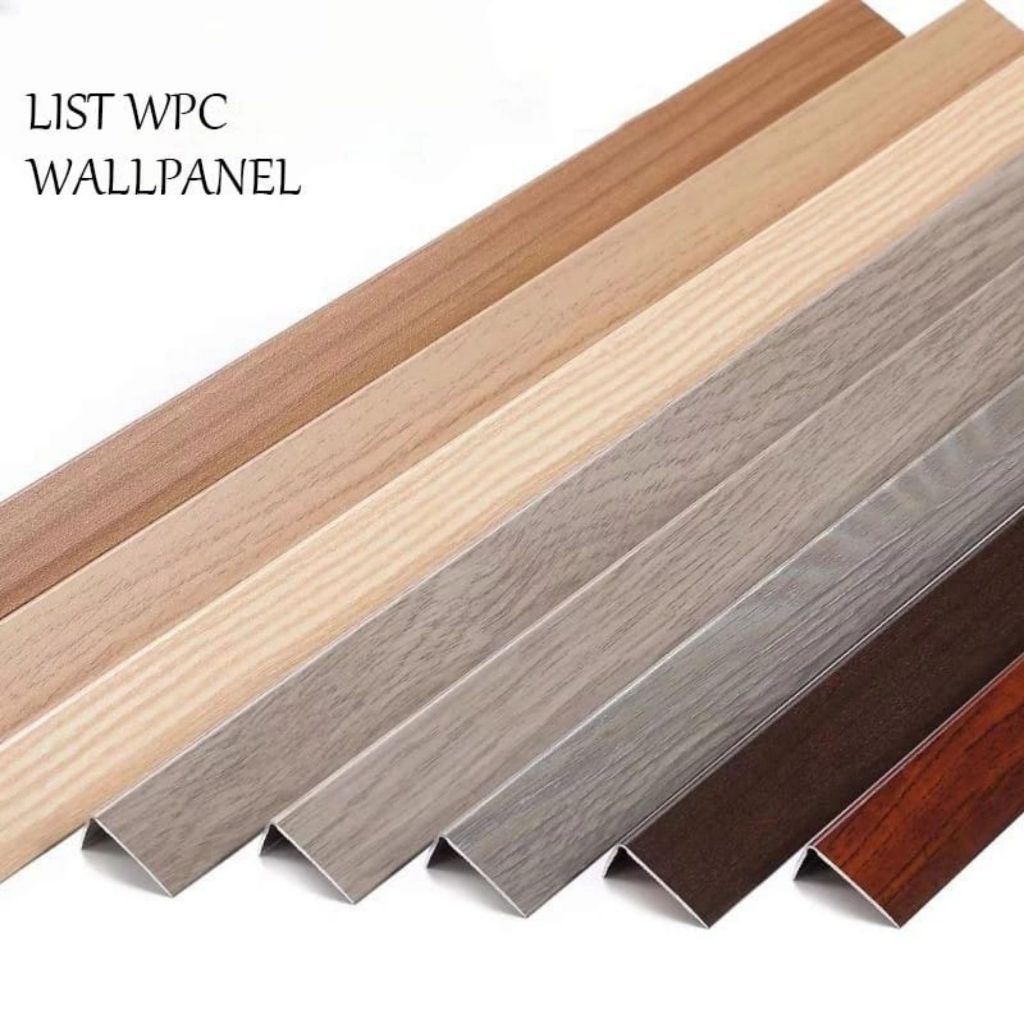 Jual LIST SUDUT SIKU L WPC/ LIST PENUTUP WPC PER BATANG LIS WALL PANEL ...