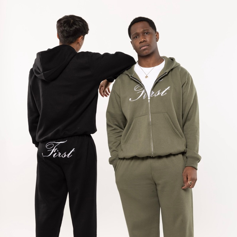 Jual First Time Round - First Oversized Jacket - Army Green/Black ...