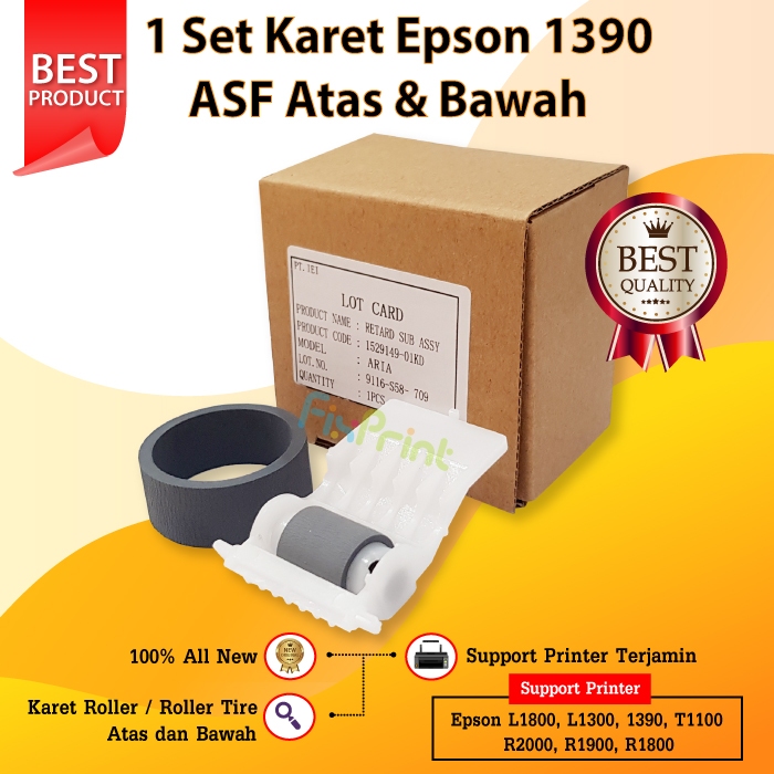 Jual Karet Roller Epson L1800 L1300 1390 r1390 T1100 R2000 R1900 R1800 ...