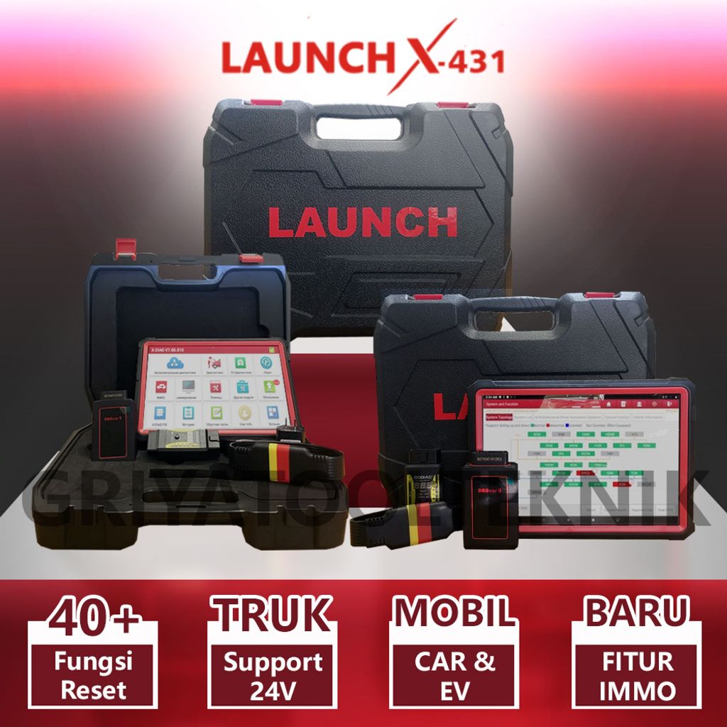 Jual Paket Scanner Siap Pakai Launch X431 Mobil dan Truk | Shopee Indonesia