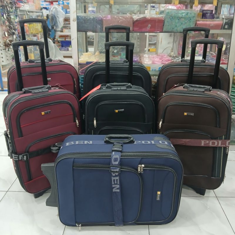 Jual Koper Kain merek Polo Ben ukuran 18, 20, 22 dan 24 inci Tahan ...