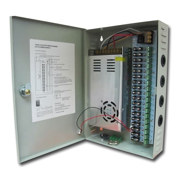 Jual Power Supply 12V 30A PANEL BOX PSU BOX 12 Volt 30 Ampere - AS ...