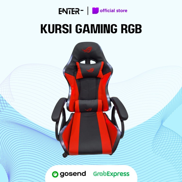 Jual Kursi Gaming ROG RGB Lampu LED | Shopee Indonesia