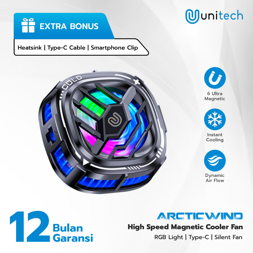 Jual Cooler Fan Magnet Dynamic RGB Radiator Gaming HP Instant Cooling ...