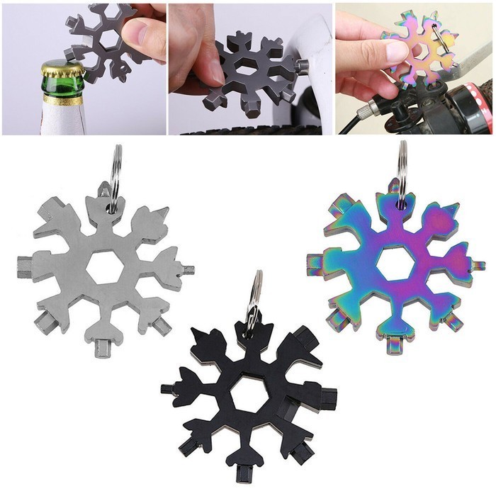 Jual KS Kunci Hexagonal Multifungsi Multitool 18in1 Snowflake 18 in 1 ...