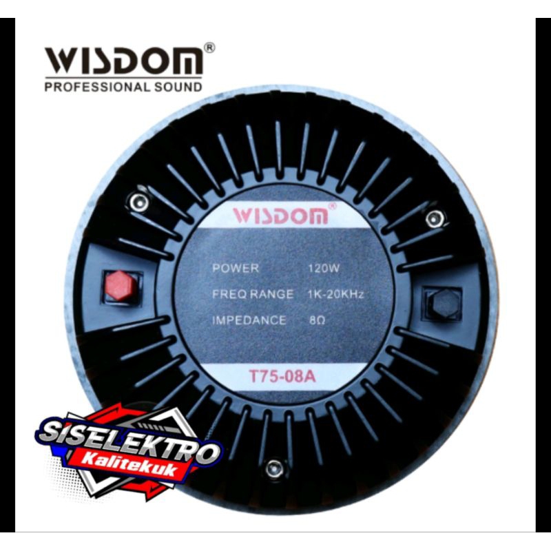 Jual Tweeter Wisdom T7508A T75-08A 3inch | Shopee Indonesia