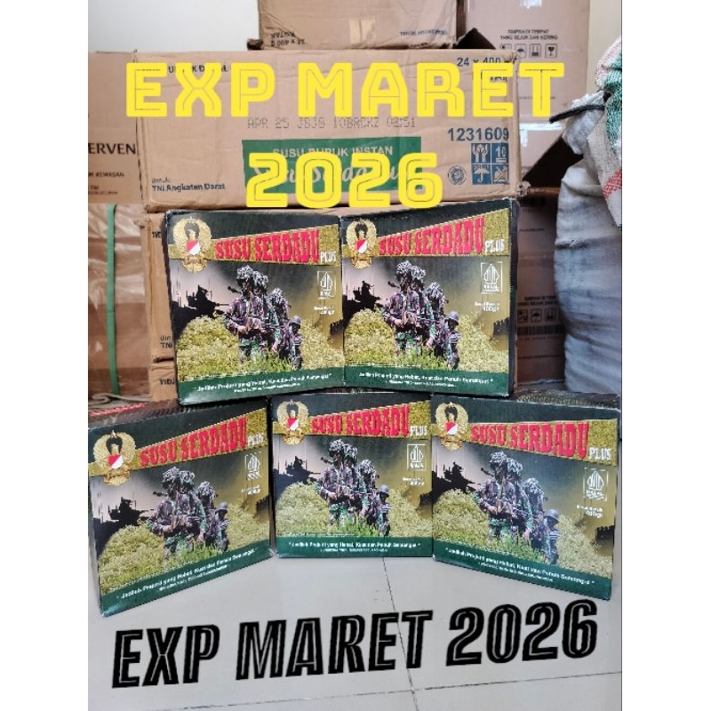 Jual PROMO RANSUM SUSU SERDADU PLUS EXP 2026 MARET / SUSU SERDADU TNI ...