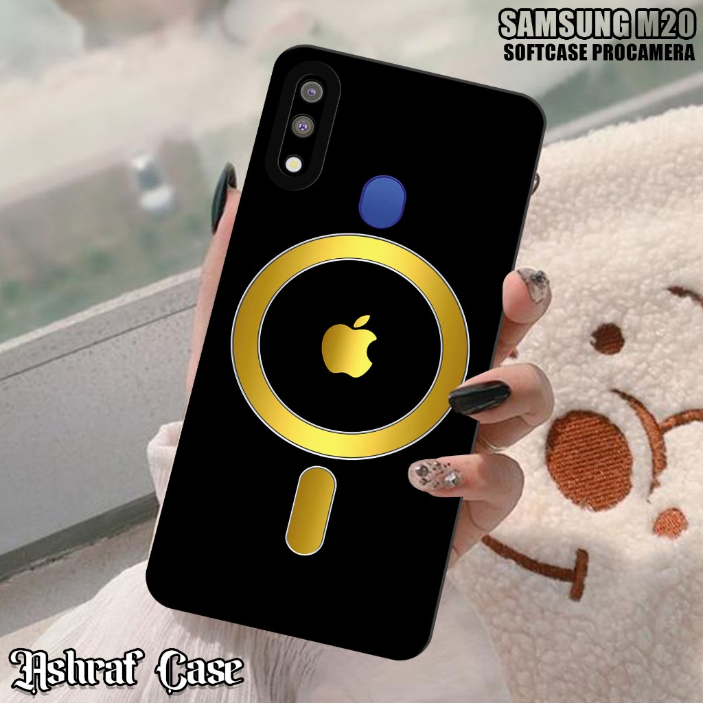 Jual Case Samsung M20 Casing Hp Samsung M20 Logo Magsafe