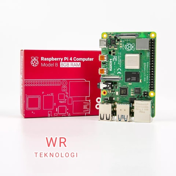 Jual Raspberry Pi 4 Ram 8GB Paket Siap Pakai Case Metal | Shopee Indonesia