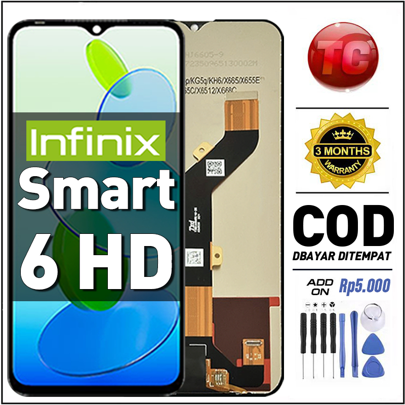 Jual LCD Infinix Smart 6 HD Original 100% Fullset Asli Ori Touchscreen ...