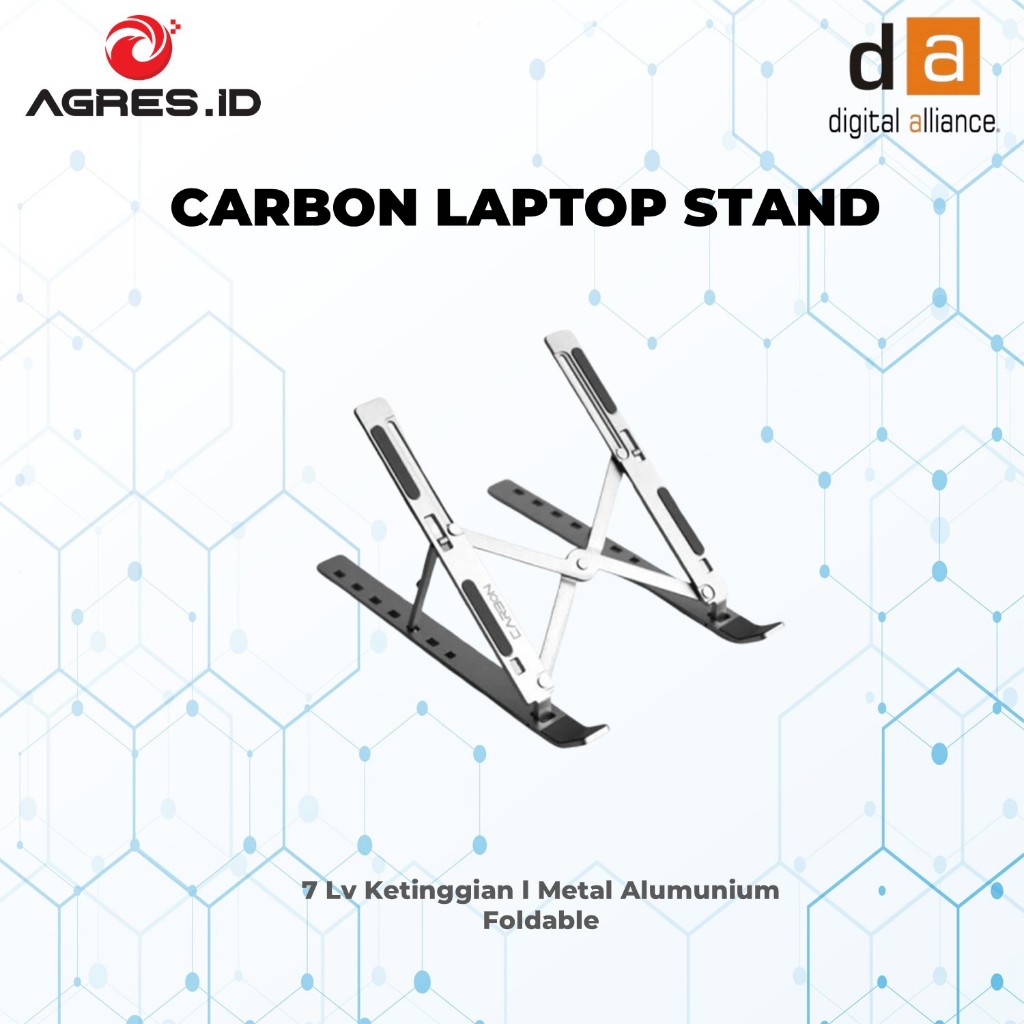 Jual LAPTOP STAND CARBON DIGITAL ALLIANCE METAL ALUMUNIUM | Shopee ...