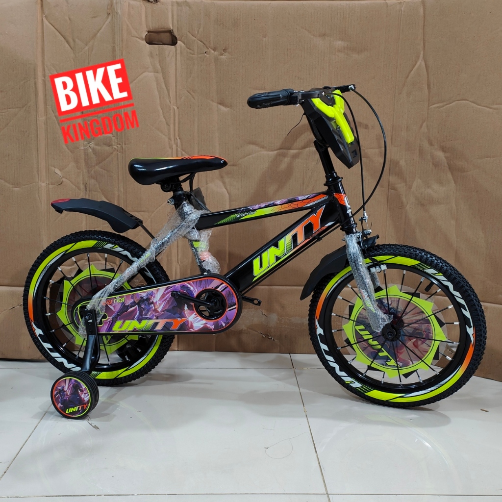 Jual sepeda BMX anak UNITY WARRIOR ready ukuran 16 dan 18 inch ban ...
