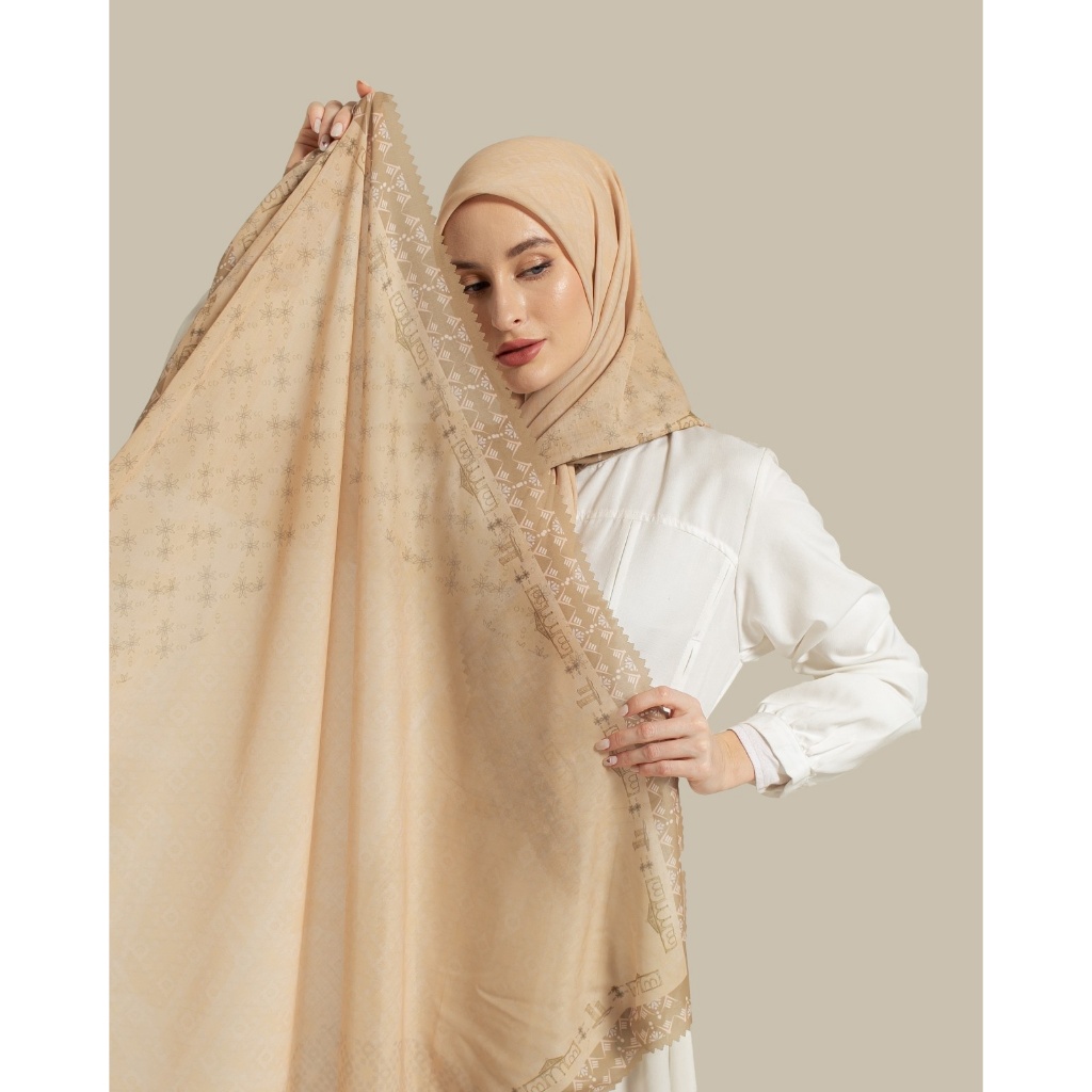 Wulang Narawangsa Hijab Segi Empat Musi Nude Kerudung Segi Empat Hijab Motif Segi Empat Hijab Voal Premium