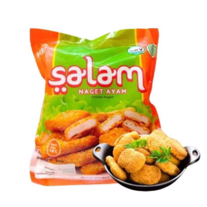 Jual NAGET SALAM-NUGET SALAM - NUGET ENAK-MAKANAN BEKU-MAKANAN SIAP ...