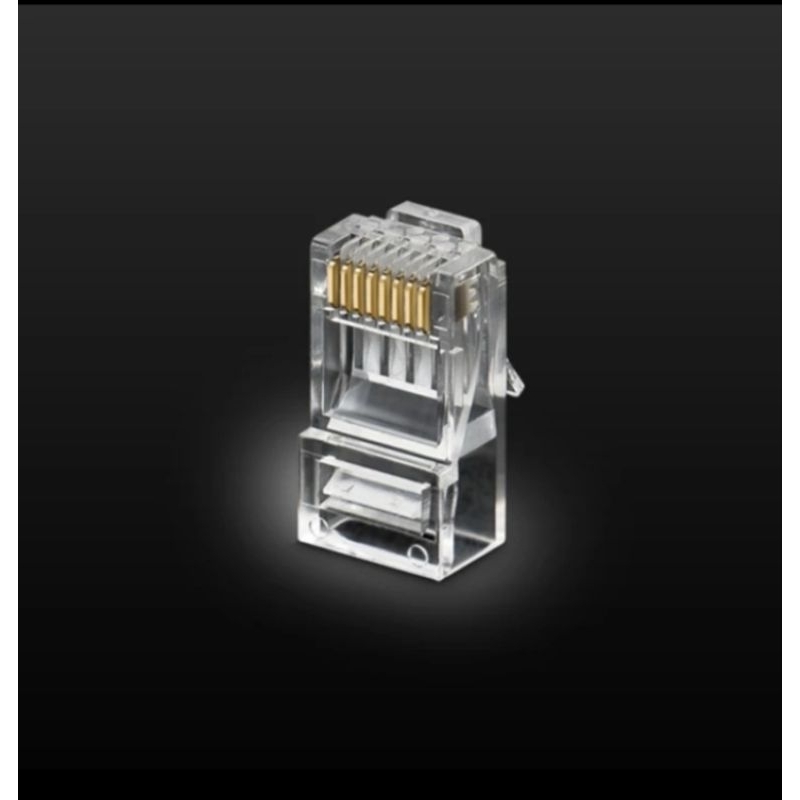Jual Connector RJ 45 LAN Cat 5 ( isi 50pcs & 100pc ) | Shopee Indonesia