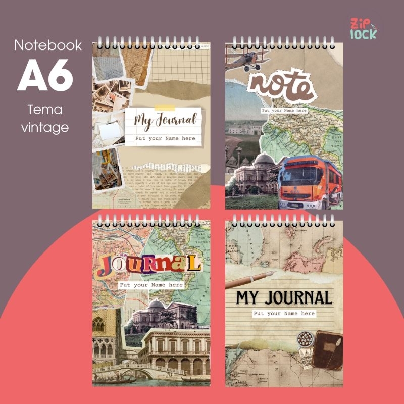 Jual Notebook A6 Custom Nama Aestetic Notebook A6 Custom Nama untuk ...