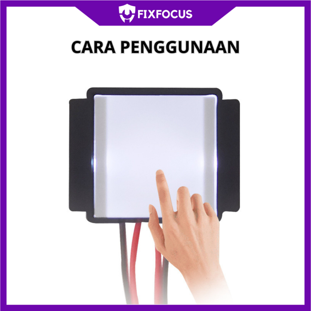 Jual Saklar Sensor Sentuh Touchscreen Untuk Lampu LED Cermin Kamar ...