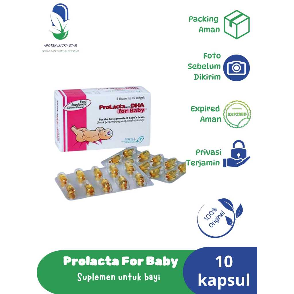 Jual Prolacta For Baby (Per strip @10 softgel) | Shopee Indonesia