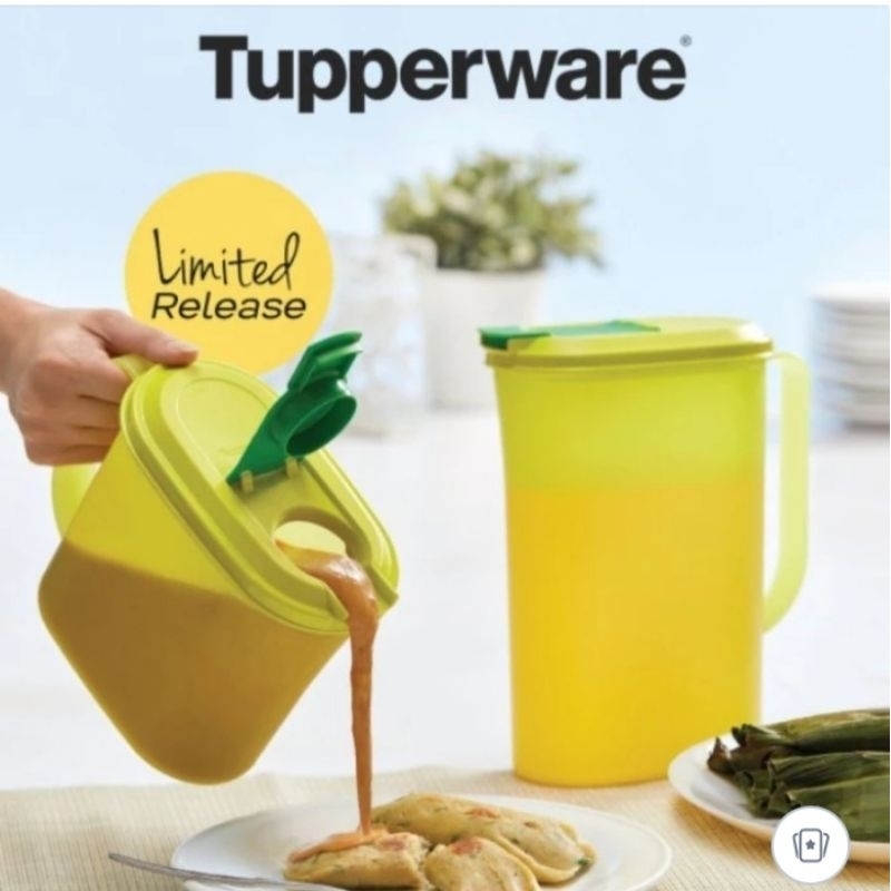 Jual Fridge Jug Set Lime (2) Tupperware | Shopee Indonesia