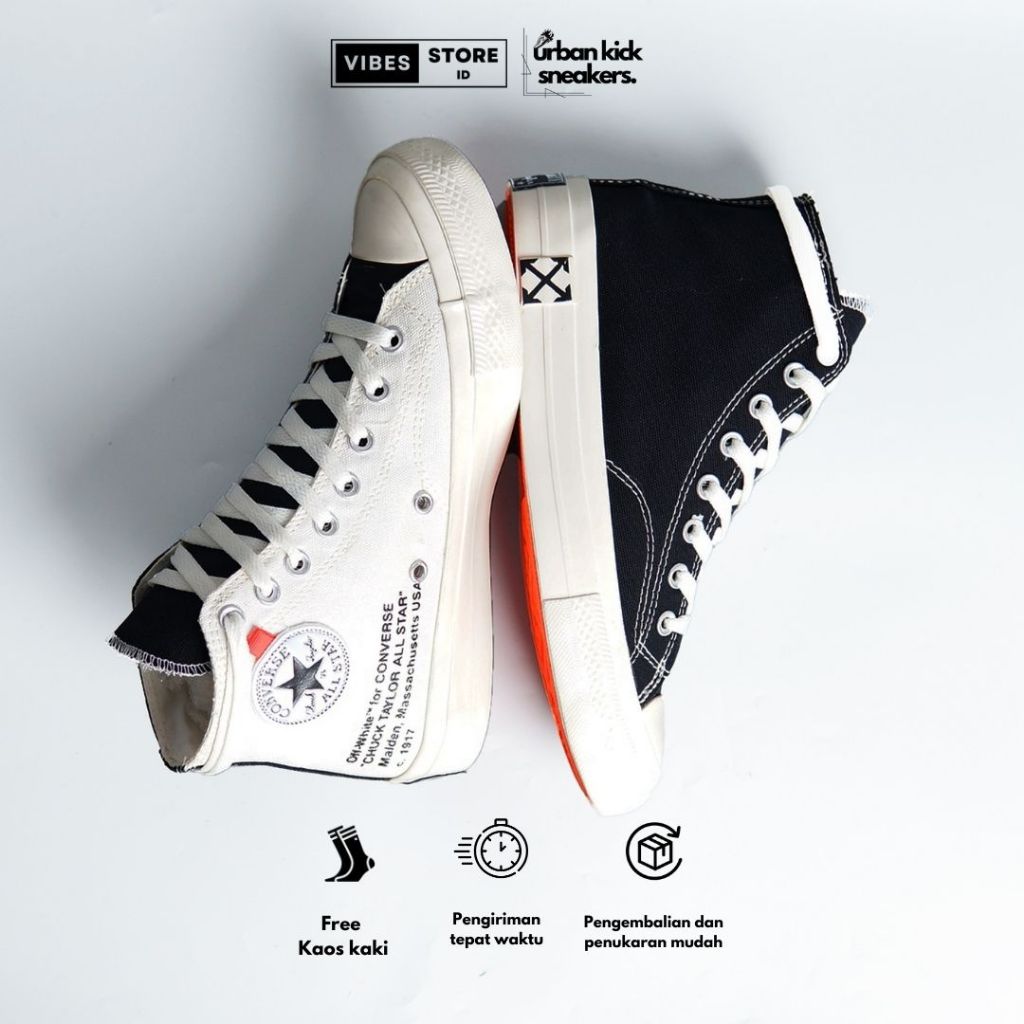 Converse 70s x off white harga best sale