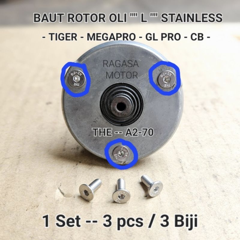 Jual Baut L stainless Stenlis Stainles Rotor Pompa Oli Topi Mexico ...