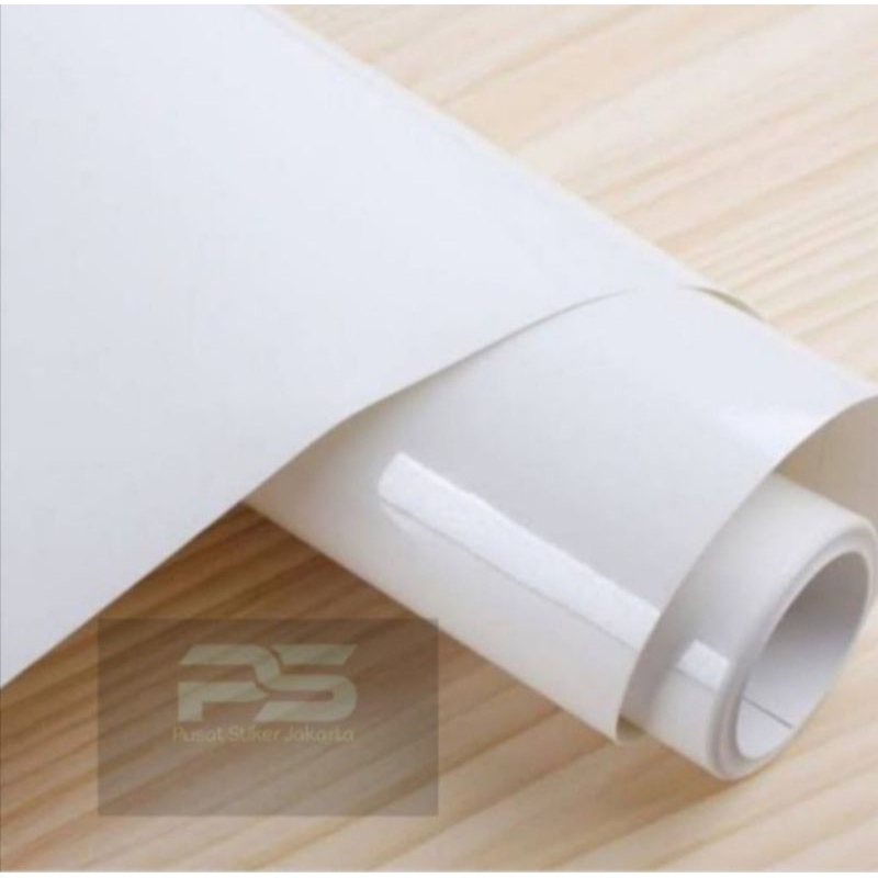 Jual Stiker Putih Glosy/Stiker whiteboard/Stiker papan tulis. | Shopee ...