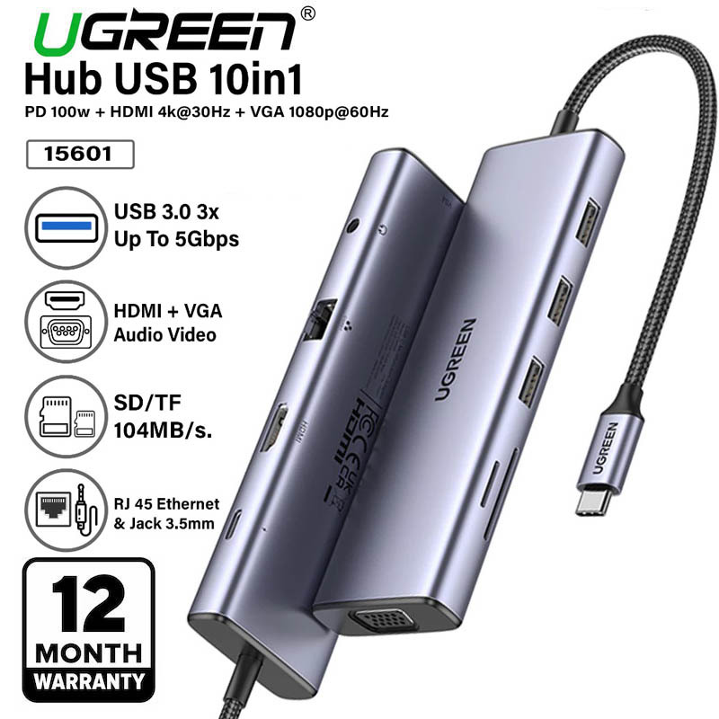 Hagibis Knob USB C Hub With Shortcut Buttons Type-C Docking Station Volume Adjustment Desktop Controller For Macbook Win Laptop