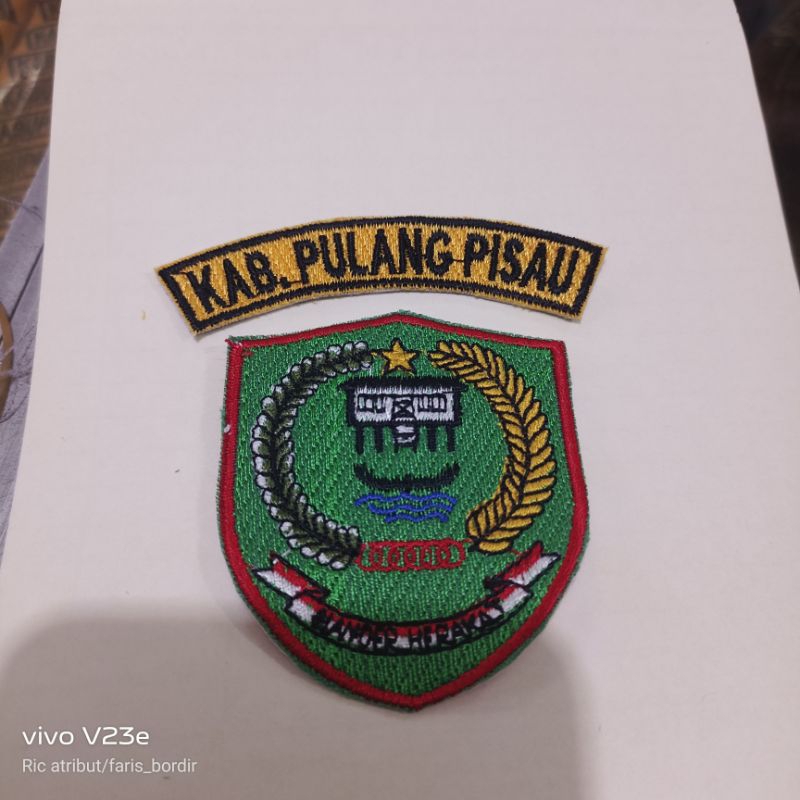 Jual BET BORDIR LOGO KAB PULANG PISAU LAMBANG KABUPATEN PULANG PISAU ...