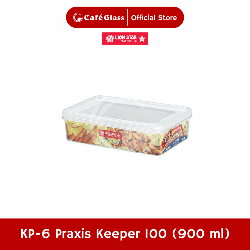 Toples Plastik 900ml Lion Star KP6 Kedap Udara - Wadah Sayur Food Storage Klip To Keep