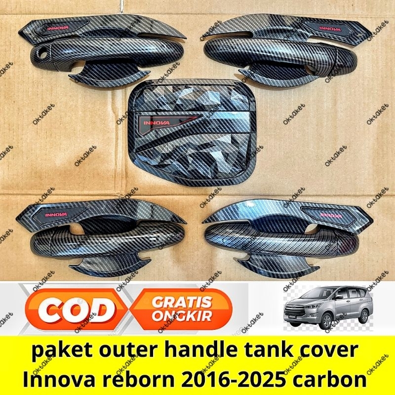 Jual paket outer handle tank cover all new innova 2016 2017 2020 2018 ...