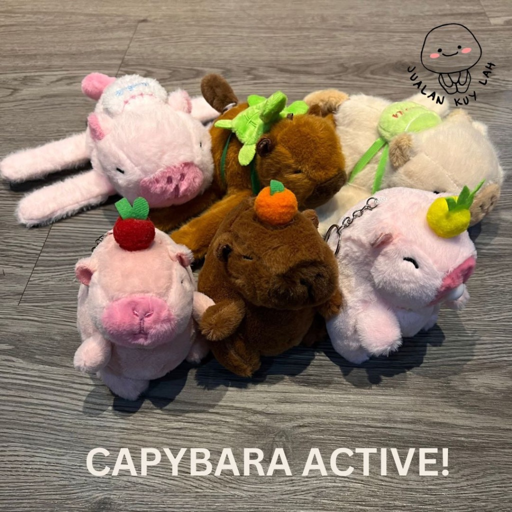 Jual CAPYBARA MAXWELL Mainan Capybara Boneka Capybara EKOR PUTAR ...