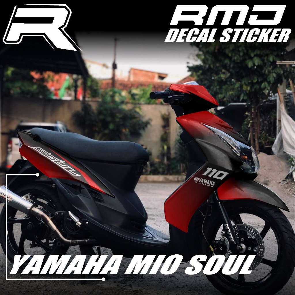 Jual Decal Sticker Full Body Yamaha Mio Soul Karbu - Stiker Striping ...