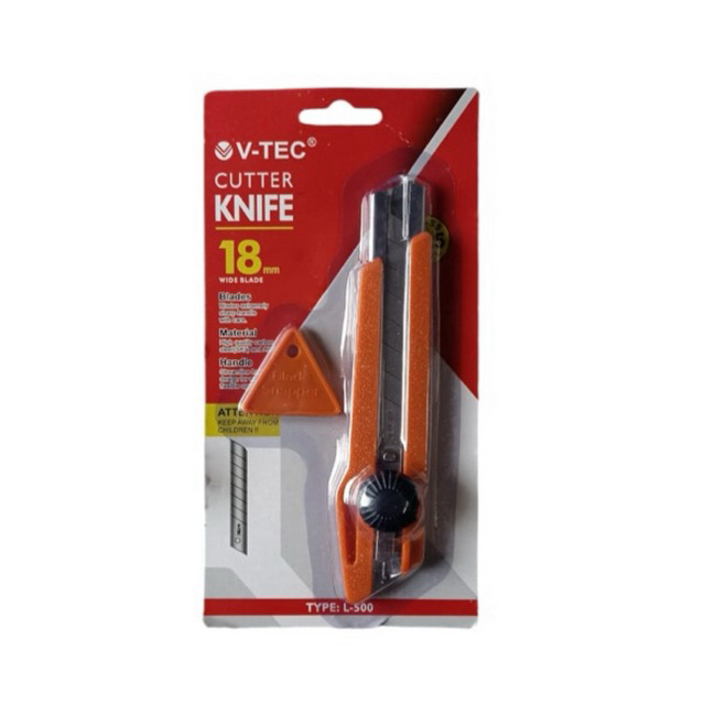 Jual CUTTER KNIFE PISAU CUTTER V-TEC TYPE L500 CT 8801 CT 8803 XP ...
