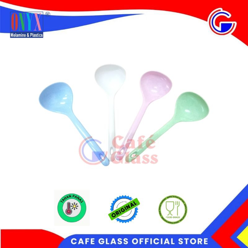 Sendok Sayur Melamin / Sendok Kuah / Eros Centong Sayur 7011 Onyx