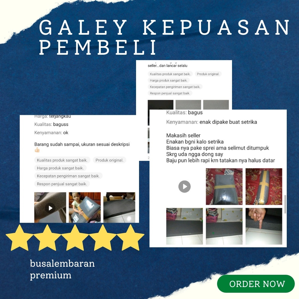 Jual Spon Lembaran 200x120 Busa Royal Foam Tebal 3 cm Lapisan Sofa ...